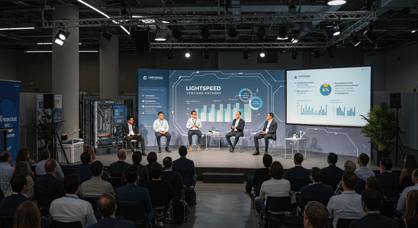 "Illustration of Lightspeed transitioning from traditional venture capital to modern, tech-focused investment strategies."
